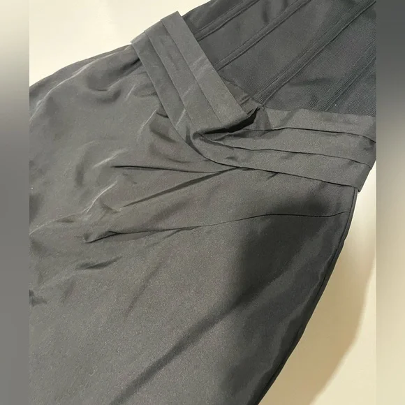 Alice + Olivia Black Strapless Corset Style Mini Dress Party LBD Size S - Picture 10 of 12